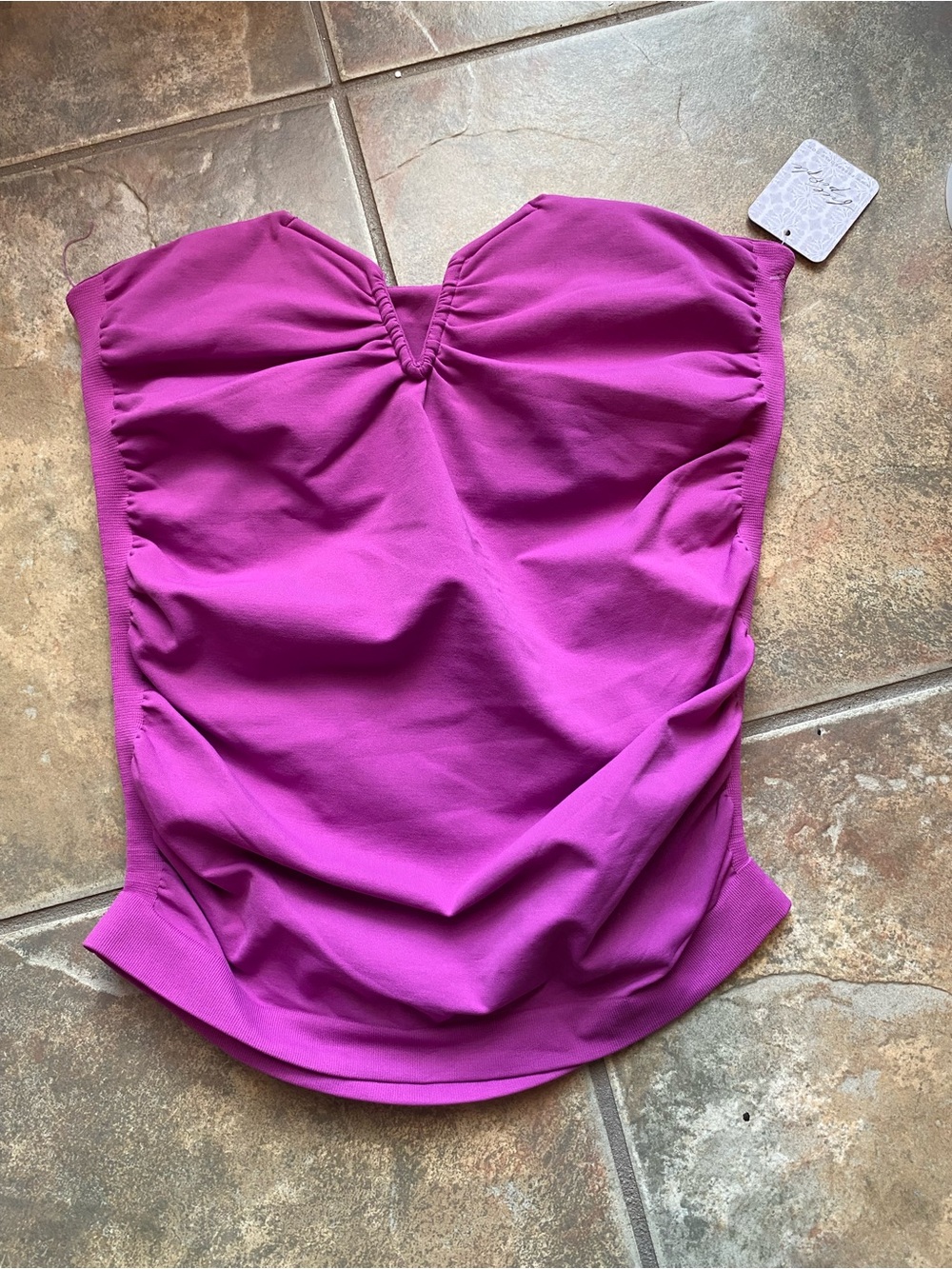 Free People Round Two Tube Top
